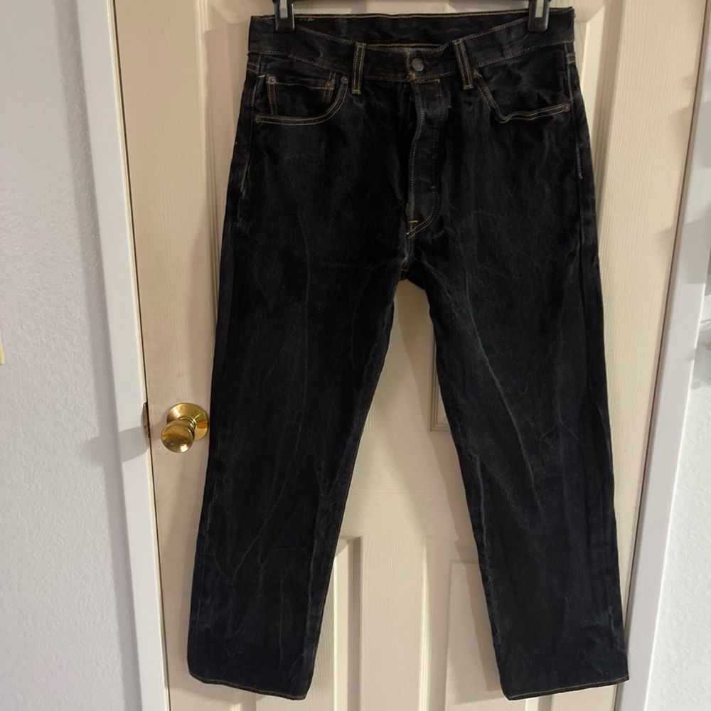 Levi’s 501 black straight men’s 34x32 fit 32x30
